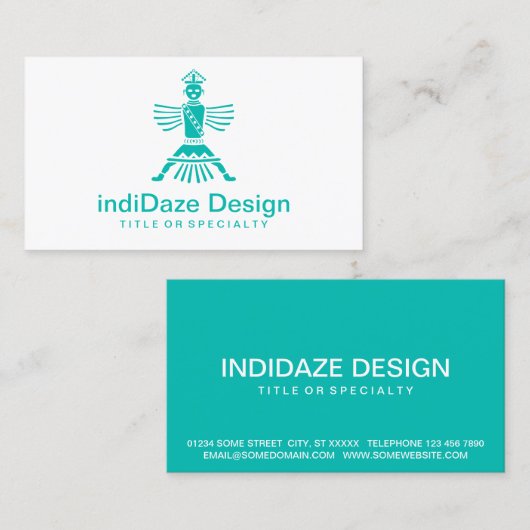 ターコイズナイフ 名刺 (正面/裏面)