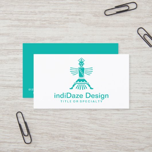 ターコイズナイフ 名刺 (正面/裏面インサイチュ)