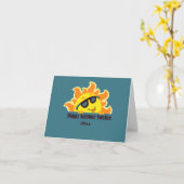 ターコイズハッピーサマー至2024 カード (黄色い花)