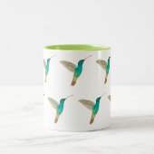 ターコイズハミングバード ツートーンマグカップ (中央)