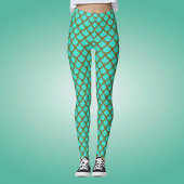 ターコイズハロウィーンの衣装マーメイドのパタはかりで測ーン レギンス