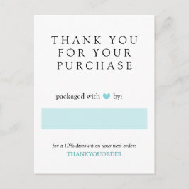 ターコイズハートご注文 ポストカード