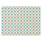 ターコイズハート付きクラウン テーブルクロス (正面(横))