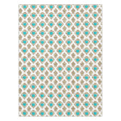 ターコイズハート付きクラウン テーブルクロス (正面)