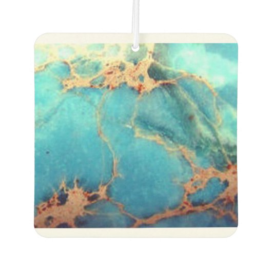 ターコイズハート カーエアーフレッシュナー (正面)