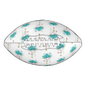 ターコイズバラと鍵 アメリカンフットボール (正面)