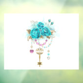 ターコイズバラと鍵 ウィンドウサイン (シート3)