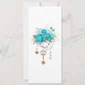 ターコイズバラと鍵 セーブザデート (正面)