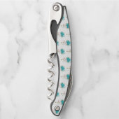 ターコイズバラと鍵 ソムリエナイフ (正面)