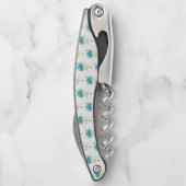 ターコイズバラと鍵 ソムリエナイフ (裏面)