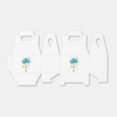 ターコイズバラと鍵 フェイバーボックス (折り畳みなし)