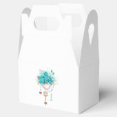 ターコイズバラと鍵 フェイバーボックス (オープン)