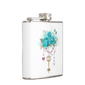 ターコイズバラと鍵 フラスク (右)