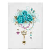 ターコイズバラと鍵 ポスター (正面)