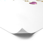 ターコイズバラと鍵 ポスター (角)