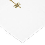 ターコイズバラと鍵 ミディアムテーブルランナー (コーナー)