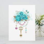 ターコイズバラと鍵 招待状 (スタンド正面)