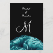 ターコイズバラ結婚のメニュー メニュー (裏面)