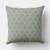 ターコイズバロック – 枕 (裏面)