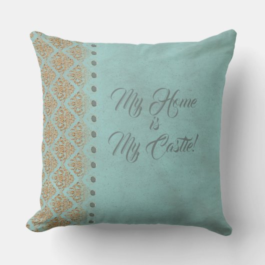 ターコイズバロック – 枕 (正面)