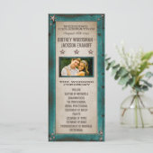 ターコイズバーンウッドスターズウェスタン結婚式 プログラム (スタンド正面)