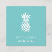 ターコイズパイナップル スクエア名刺 (正面)