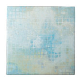 ターコイズパステルジオメトリックバスルームタイル タイル (正面)