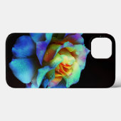 ターコイズパステルレインボーバラ銀河系ノート4ケース Case-Mate iPhoneケース (裏面 (横))