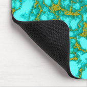 ターコイズパターン マウスパッド (コーナー)