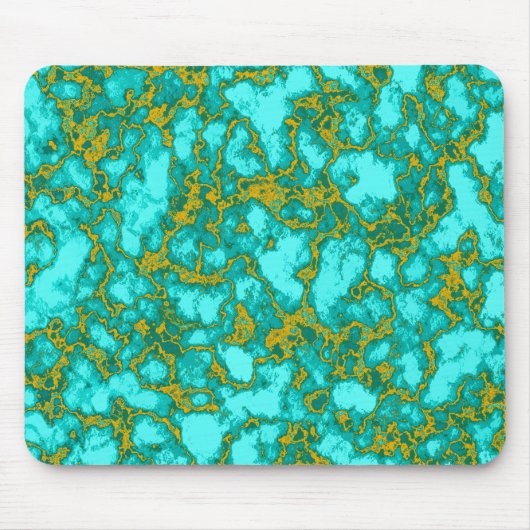 ターコイズパターン マウスパッド (正面)