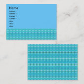 ターコイズパターン 名刺 (正面/裏面)