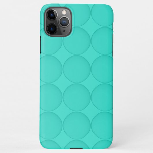 ターコイズパターン iPhoneケース (裏面)