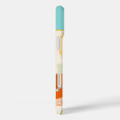 ターコイズパーソナライズされたおもしろいフロッグアート Case-Mate iPhoneケース (裏面 / 右)