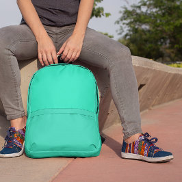 ターコイズパーソナライズされたカスタム プリントバックパック