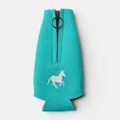 ターコイズパーソナライズされたボトルクール ボトルクーラー (裏面)