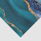 ターコイズパープルブルー金ゴールドグリッター大理石 薄葉紙 (詳細)