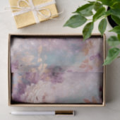 ターコイズパープル金ゴールドホワイトフローラ 薄葉紙 (ギフト)