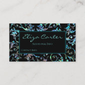 ターコイズパールフローラ名刺 名刺 (正面)