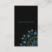 ターコイズパールマンダラビジネスカード2 名刺 (裏面)