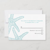 ターコイズヒトデ応答カード 出欠カード (正面)