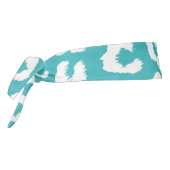 ターコイズヒョウ印刷パターン タイヘッドバンド (回転270)