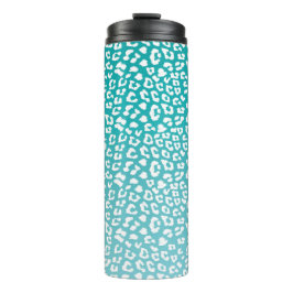 ターコイズヒョウ印刷パターン タンブラー