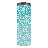 ターコイズヒョウ印刷パターン タンブラー (裏面)