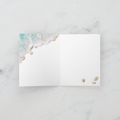 ターコイズビーチウェーブズバルミツワーサンキューカード カード (内部)