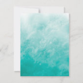 ターコイズビーチウェーブズバルミツワー披露宴 招待状 (裏面)