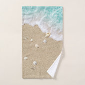 ターコイズビーチ波 バスタオルセット (ハンドタオル)