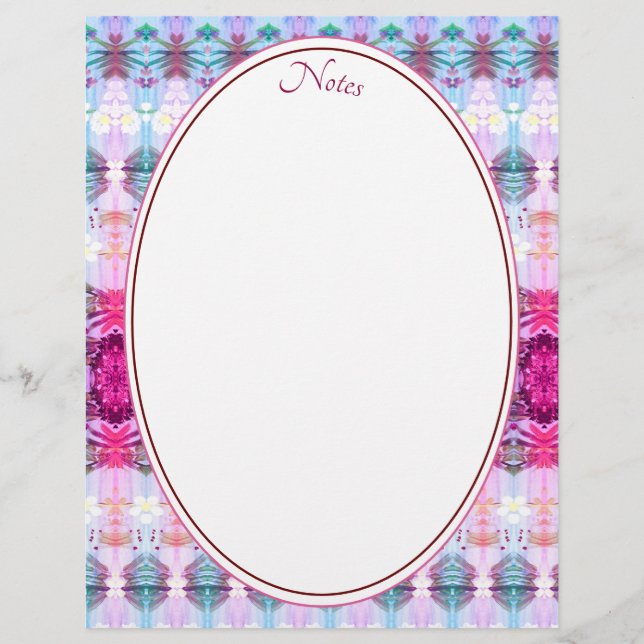 ターコイズピンと白 レターヘッド (正面)