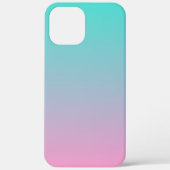 ターコイズピンクグラデーション Case-Mate iPhoneケース (裏面)