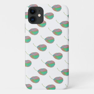 ターコイズピンクナシツリーリーフiPhone 11ケース iPhone 11 ケース