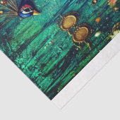 ターコイズピーコックコラージバイエルジーレーン 薄葉紙 (詳細)